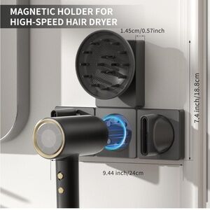 Hair Dryer with Diffuser - Negative Ionic Blow Dryer with 110